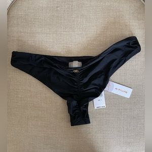 Pilyq Black Bikini Bottoms